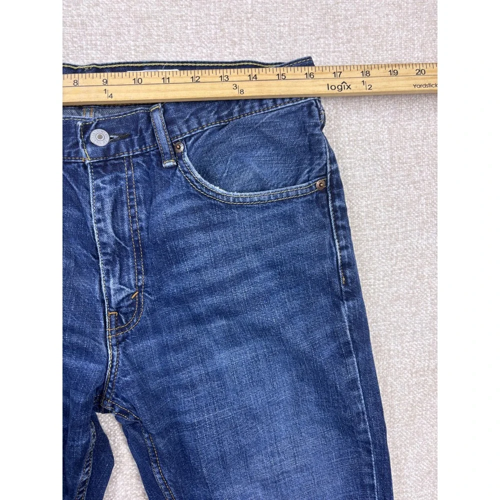 Levis 527 Slim Bootcut Jeans Mens 34x30 Blue Denim Medium Wash 05527-0489